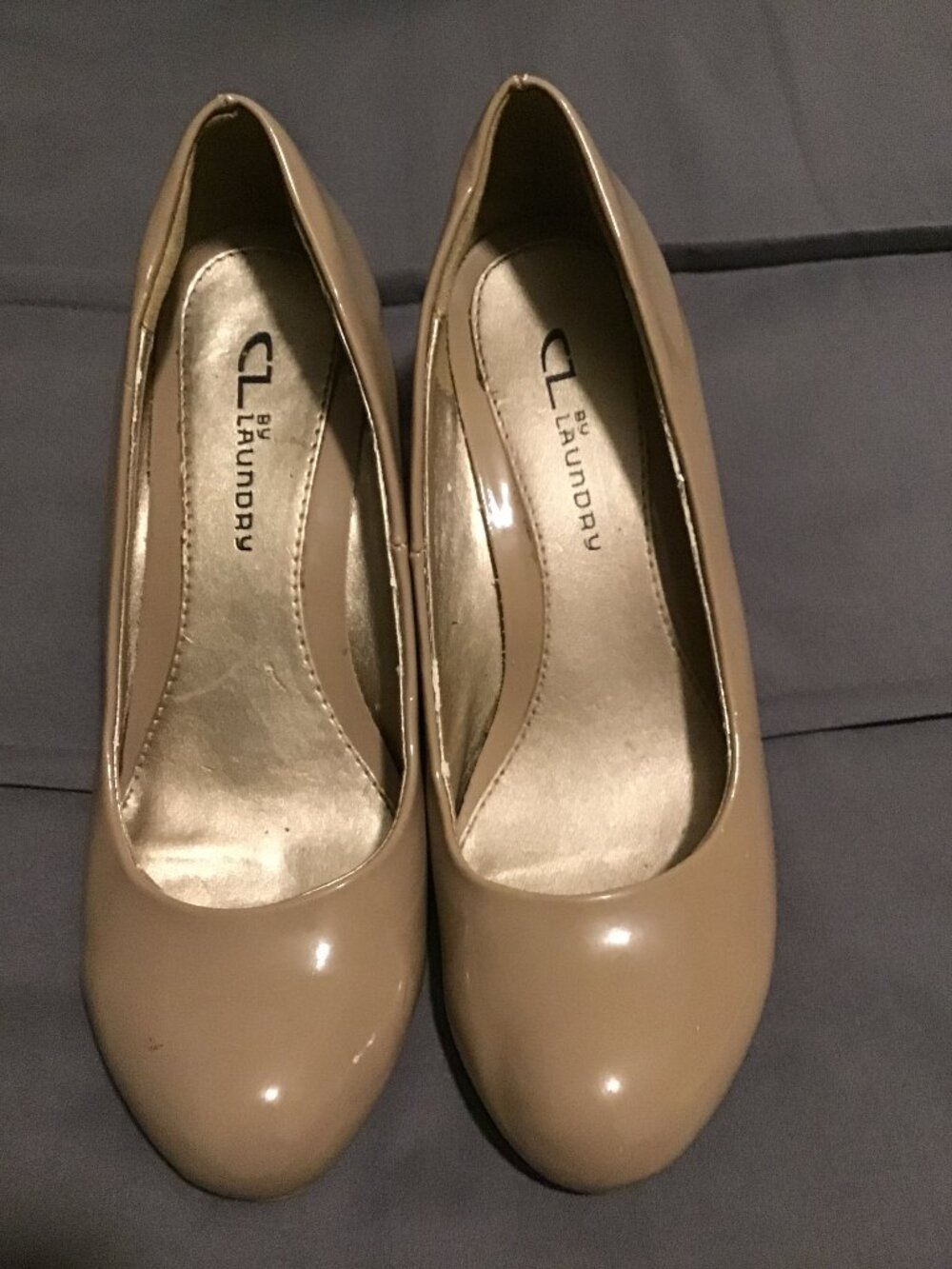 Cream/Nude Wedge Heels – Size 6.5 / 37 – Comfortable & Classic